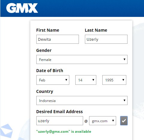 Cara Buat Email GMX