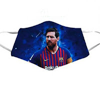 Mascarillas de fútbol messi