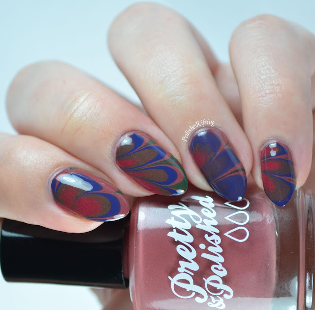 Pretty & Polished Dusty Cremes Watermarble