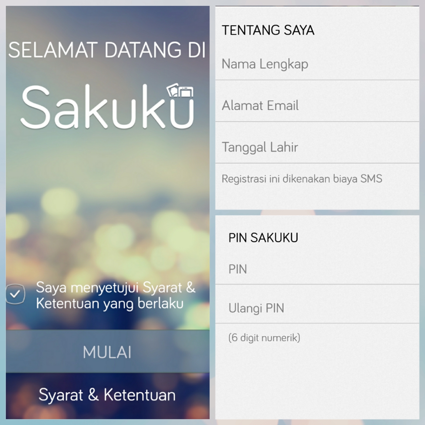 Oh iya Sakuku ini dapat digunakan oleh siapa saja yang sudah install aplikasi Sakuku ya tidak peduli nasabahnya BCA atau tidak bebas