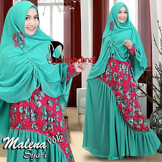 Open PO  Malena Syari by Syalmadina  Hijau