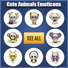 Cute Animals Emoticons