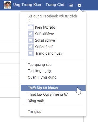 Cách khóa facebook một thời gian