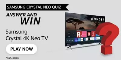 Which design feature of the Crystal 4K Neo lets you experience immsersive visuals?