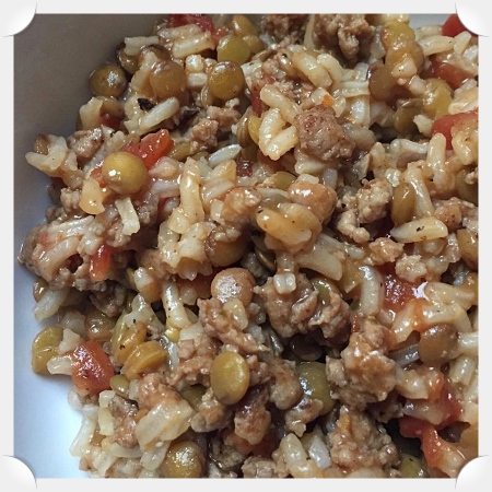 Italian Sausage, Lentils, & Rice Skillet