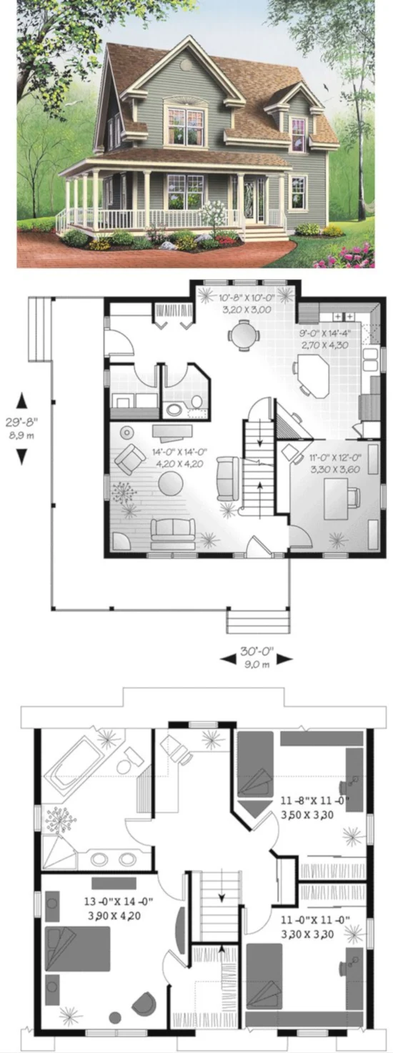 model rumah minimalis idaman plus denah dan penataan interior