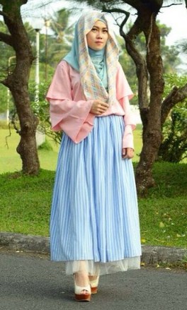 59 Contoh Baju Muslim Remaja Putri Terbaru 2019 Modern 