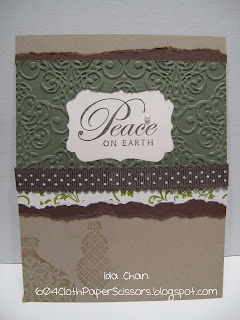 Greetings of the Season card by Ida Chan Stampin' Up! Vancouver