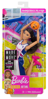  BARBIE Quiero ser | Movimientos sin límites Muñeca Articulada : Jugadora de Baloncesto Barbie You can be anything - Basketball Player : Made to move  Producto Oficial 2019 | Mattel FXP06 | A partir de 4 años  COMPRAR ESTE JUGUETE