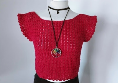 blusa a crochet