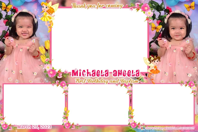 Sample Fairy Photobooth Layout