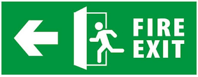 Emergency Fire Exit Sign