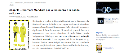 http://risvegliosinaptico.wordpress.com/2013/04/25/giornata-mondiale-sicurezza-salute-lavoro/