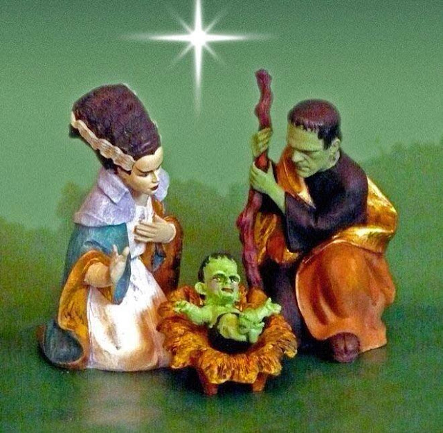 Frankenstein's Monster Nativity Picture