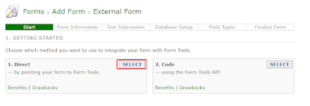 可搭配PHP和SQL的表單開源工具_Form tools(2):Add Form by External Direct Type