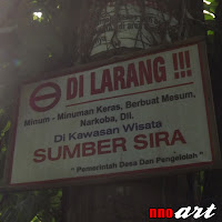 Foto larangan lainnya di Sumber Sirah Malang oleh nnoart.