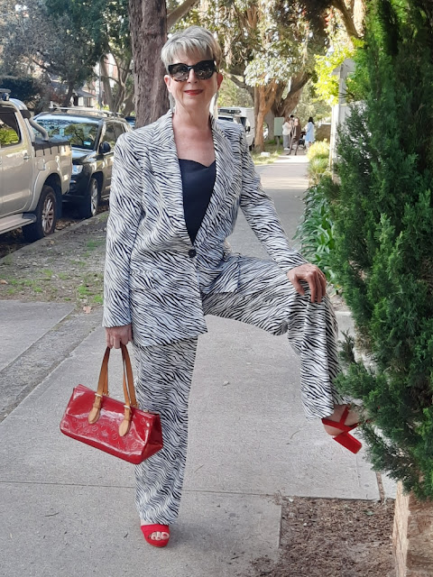 HOW I WORE MY ANIMAL PRINT TROUSER SUIT