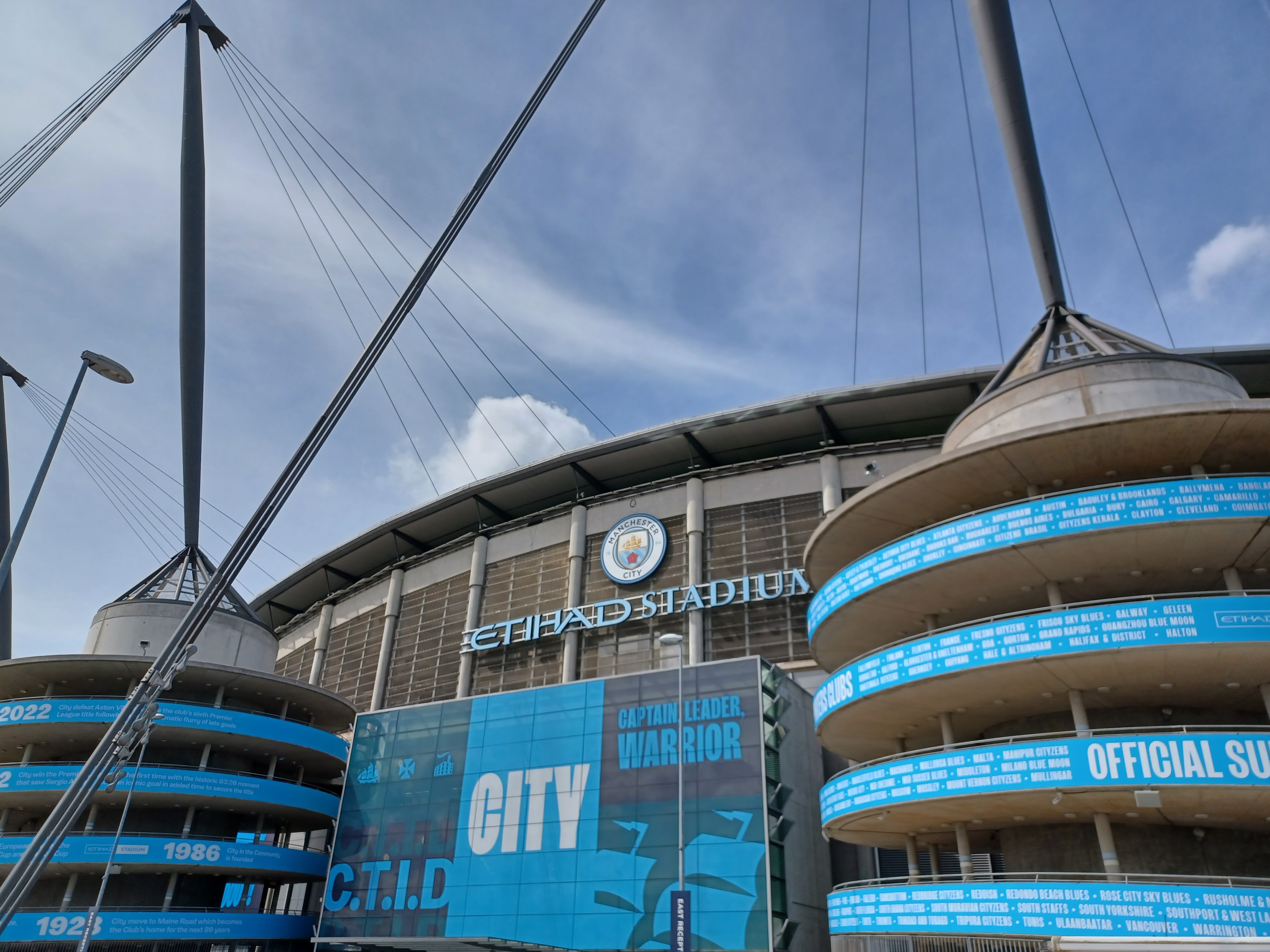 Etihad Stadium.