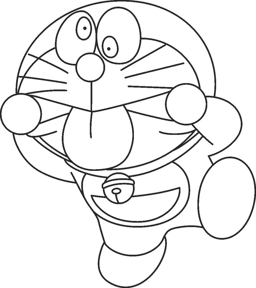 Gambar Mewarnai Doraemon Terbaru Sukagambarku