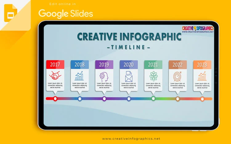 Modern and Versatile Timeline Template for Google Slides