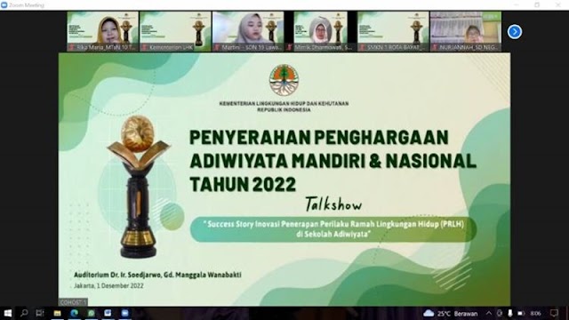 Tiga Madrasah di Sumbar Terima Penghargaan Adiwiyata Nasional