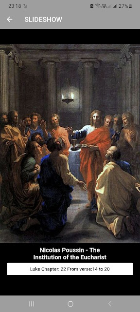 Nicolas Poussin -  "The Institution of the Eucharist"