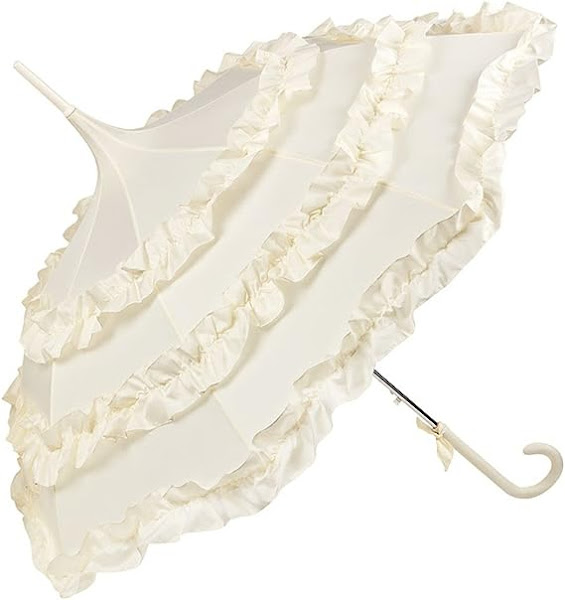 cream colored parasol