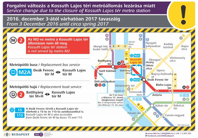 Hogyan közelíthető meg a Kossuth tér a metróállomás lezárásának idején?