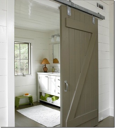 taupe barn door via pinterest