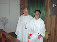 Joey and Fr. Schmidt