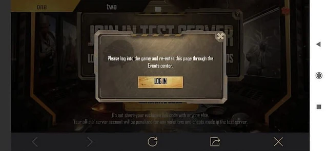 What is the invitation code for PUBG Mobile 1.2 beta version