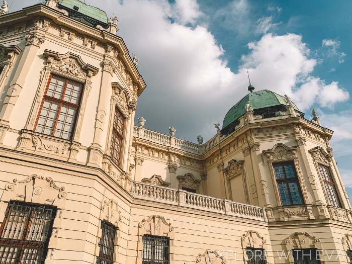 Belvedere Palace in Vienna, Austria