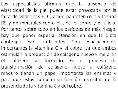 Nutrientes antiestrias