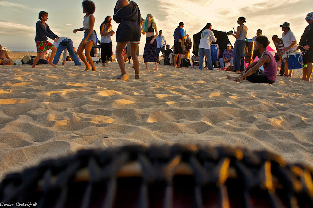 A Year at the Venice Beach Drum Circle in Photos & Videos (2014-’15) by Omar Cherif, One Lucky Soul