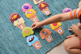 SUMMER THEMED LEARNING: ICE CREAM BEGINNING LETTER SOUND