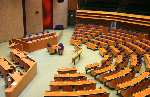 Plenaire zaal van de Tweede Kamer der Staten-Generaal