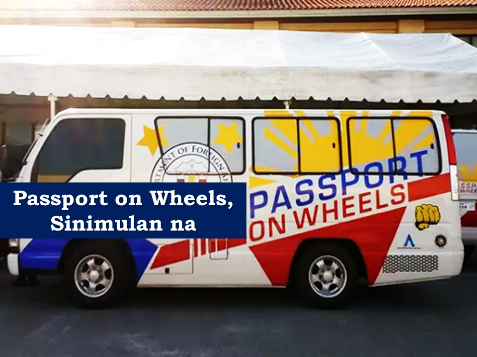 Did you had any trouble placing your online appointment as all slots are now occupied and you need to get a passport as soon as possible? Sit tight, Passport On Wheels (POW) is now up and ready to serve and your place might be their next destination.  With the initiative of the Department of Foreign Affairs (DFA) headed by Secretary Allan Peter Cayetano, the consular services, in their aim to decongest the consular offices in Manila, launches "passport on wheels" with four buses that can serve at least 500 people a day— a total of 2000 slots per day.    The program was launched on January 15, 2018 at the Villar sipag, Pulang Lupa, Las Piñas as a recognition of Senator Cynthia Villars role in co-sponsoring and pursuing the passport longevity bill that has been a law increasing the validity of Philippine passports to ten years.  Passport on wheels next destination will be Manila City hall. Phe mobile passporting system will then visit different cities and municipalities starting next week. DFA is planning to bring passport on wheels in as far as Visayas and Mindanao as well.  Cayetano said that the growing demand on passport application caused delays and hassle in making online appointments. Passport on wheels is an effective tool to lessen the burden of falling in long queues at DFA consular offices.  DFA is also eyeing on improving passport on wheels by switching on to bigger vehicles in the near future. In his speech during the launch of passport on wheels, DFA Secretary Cayetano  quoted what President Rodrigo Duterte is  always saying to his cabinet— to do every possible way to make the lives of Filipinos easier. Sponsored Links  Read More:  Did You Apply for OFW ID and Did You Receive This Email?    Jobs Abroad Bound For Korea For As Much As P60k Salary    Command Center For OFWs To Be Established Soon   ©2018 THOUGHTSKOTO  www.jbsolis.com   SEARCH JBSOLIS, TYPE KEYWORDS and TITLE OF ARTICLE at the box below