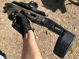 Micro Roni G4 stock Glock brace