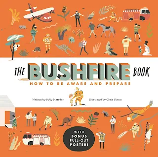 The Bushfire Book: How to Be Aware and Prepare by Polly Marsden and illustrated by Chris Nixon book cover