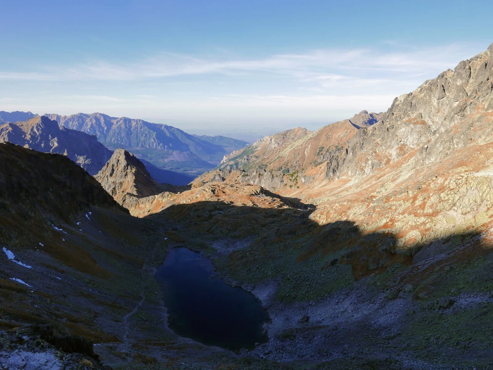 tatry szlak Polski Grzebień Poľský hrebeň panorama