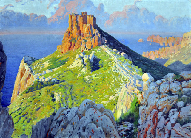 Santiago Rusiñol i Prats, Castell del Rei,  Mallorca en Pintura, Pintor español, Paisajistas españoles, Pintores españoles, Santiago Rusiñol y Prats, Pintor español, Jardines y Parques, Pintores Catalanes, Pintura española, Jardines de Aranjuez, Jardines de españa, Paisajes de Santiago Rusiñol, Jardins d'espanya