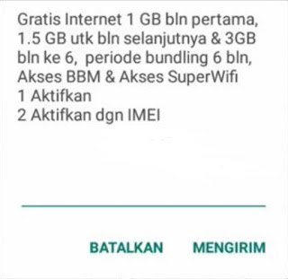 paket internet bulanan indosat gratis