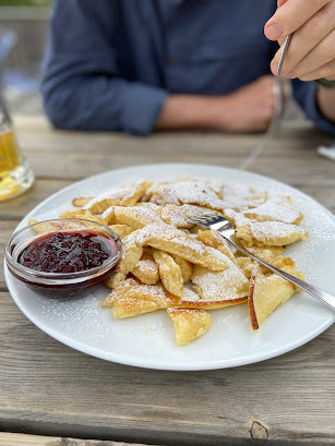 Kaiserschmarrn at Rifugio Forcelles. So good, had to include it twice.