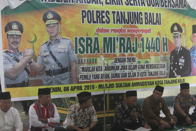 Kakankemenag Hadiri Tabligh Akbar Polres Tanjungbalai