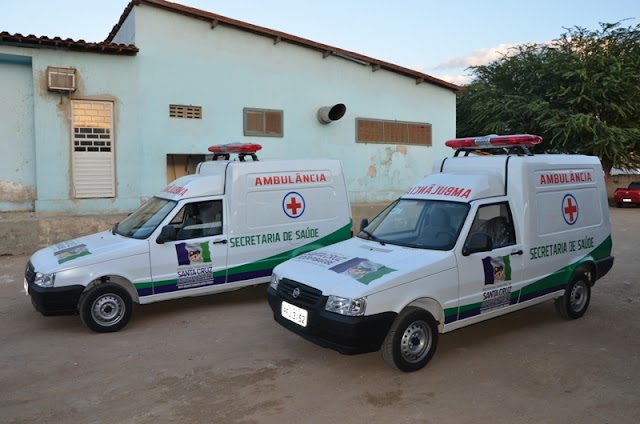 Hospital Municipal de Santa Cruz do Capibaribe recebe duas ambulâncias novas