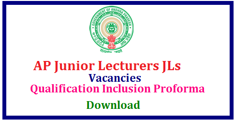 AP Junior Lecturers JLs Promotion Vacancies Subject wise Seniority Lists Download Andhra Pradesh Education Dept Inclusion of Eligible qualificaiotions for Junior Lecturer DIET Lecturers Posts School Assistants | Download Proforma to include yoyr Qualificaitons for JL Promotions Telugu Hindi English Maths Physics Chemistry Economics Civics History Commerce Zoology Total 1502 JL Posts in AP ap-junior-lecturers-jls-promotion-vacancies-subject-wise-seniority-download-application-form APPROXIMATE NO OF VACANCIES FOR JUNIOR LECTURER POSTS IN AP STATE/2017/09/ap-junior-lecturers-jls-promotion-vacancies-subject-wise-seniority-download-application-form.html