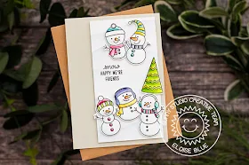 Sunny Studio Stamps: Feeling Frosty Winter Themed Friendship Card by Eloise Blue