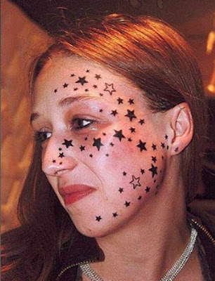 Contemporary Star Tattoos for Girls