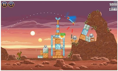 Review: Angry Bird Star Wars android games, Graphics And Sound, Game play And Characters