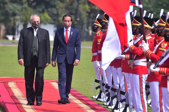 Presiden Jokowi Terima Kunjungan Presiden Timor Leste José Ramos-Horta